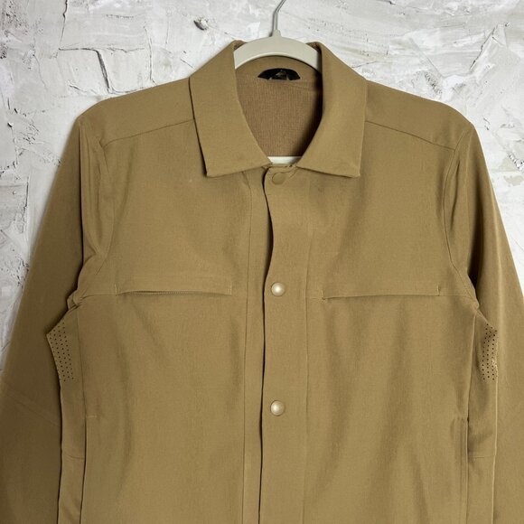 NWOT Lululemon City Excursion Jacket MENS XS Frontier Brown Mesh Bomber NEW - Picture 9 of 16